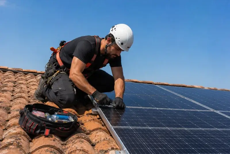 Maintenance et monitoring de panneaux solaires à Villette-d'Anthon